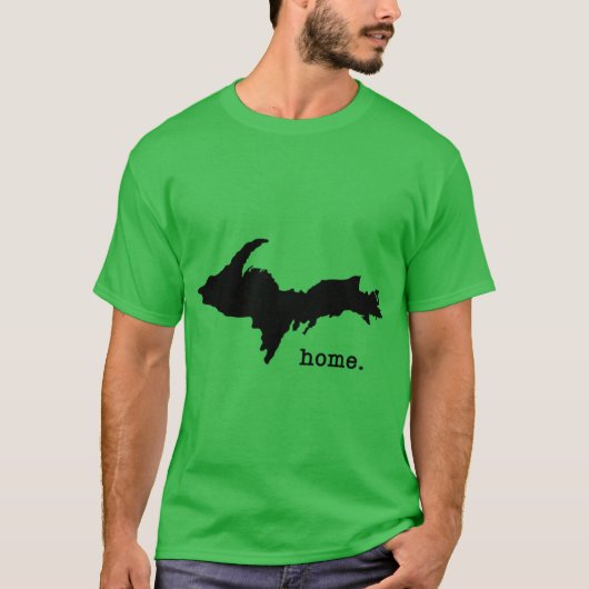Boven Michigan Thuis Oversized T-shirt (Voorkant)