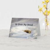 "BOVEN MIJN HOOFD/HART VOL LIEFDE" KAART (Gele Bloem)