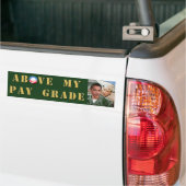 Boven mijn pet bumpersticker (Op Truck)
