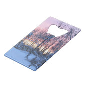 Boven!  Noordelijke Mn Creditkaart Flessenopener (Achterkant Gekanteld)