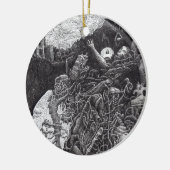 Boven & Onder door Brian Benson Keramisch Ornament (Links)