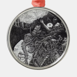 Boven & Onder door Brian Benson Metalen Ornament