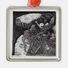 Boven & Onder door Brian Benson Metalen Ornament