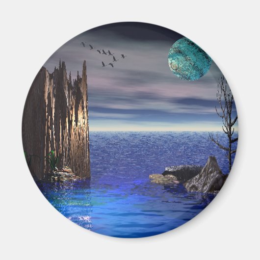 Boven op de Wereld /Round Magnet (Voorkant)