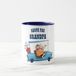 Boven PAR GRANDPA - Funny Golf Grandfather Golfer Mok