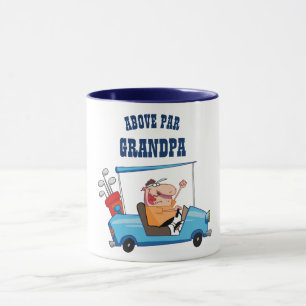 Boven PAR GRANDPA - Funny Golf Grandfather Golfer Mok