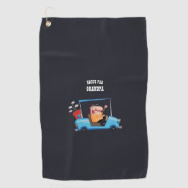 Boven PAR OPA - Grappige Golf Opa Golfer Golfhanddoek