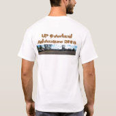 Boven schiereiland - avontuur 2008 t-shirt (Achterkant)