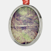 Boven schiereiland Creek Metalen Ornament (Links)