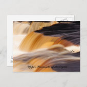 Boven schiereiland Michigan Briefkaart (Voorkant / Achterkant)