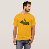 Boven schiereiland Snowmobile T-shirt (Voorkant volledig)