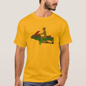 Boven schiereiland Snowmobile T-shirt (Voorkant)