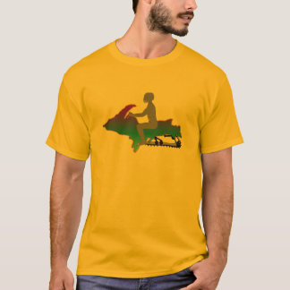 Boven schiereiland Snowmobile T-shirt