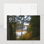 Boven Tahquamenon Herfsten, Autumn, Michigan Briefkaart (Voorkant / Achterkant)