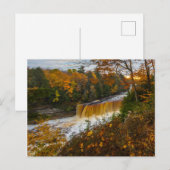 Boven Tahquamenon Herfsten, Autumn, Michigan Briefkaart (Voorkant / Achterkant)