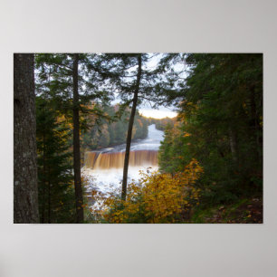 Boven Tahquamenon Herfsten, Autumn, Michigan Poster