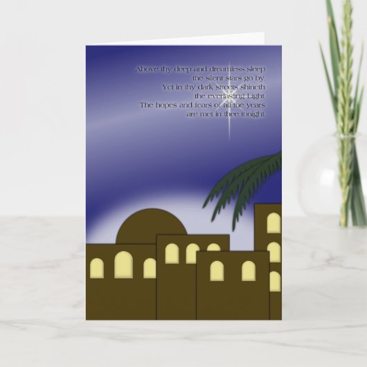 "Boven thy diep… "Wenskaart Feestdagen Kaart (Voorkant)