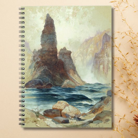 Boven Tower Falls, Moran, 1872 Notitieboek