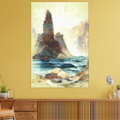 Boven Tower Herfsten, Moran, 1872 Canvas Afdruk (Insitu (Woonkamer))