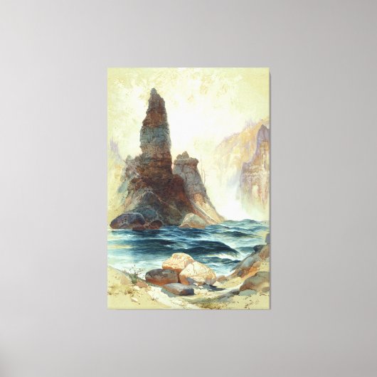 Boven Tower Herfsten, Moran, 1872 Canvas Afdruk (Voorkant)