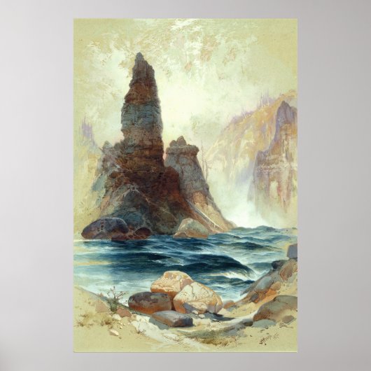 Boven Tower Herfsten, Moran, 1872 Poster (Voorkant)