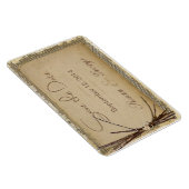 Boven, Twigs en Twine Save the Date Magneet (Rechterzijde)