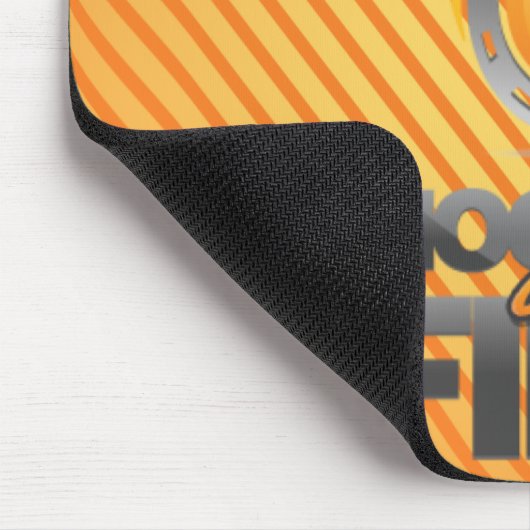 Boven van Fire Logo Mousepad Muismat (Hoek)