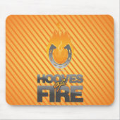 Boven van Fire Logo Mousepad Muismat (Voorkant)