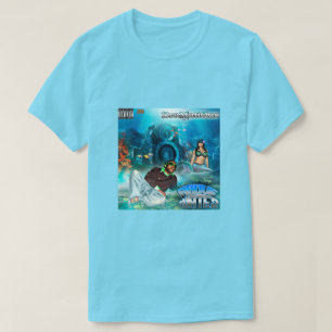 Boven water grafisch T-shirt (Ocean Blue)