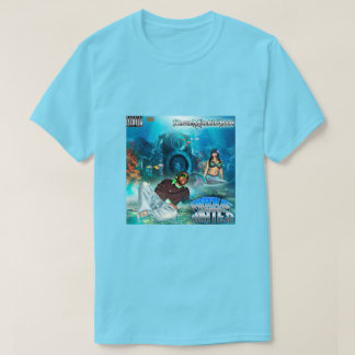 Boven water grafisch T-shirt (Ocean Blue)