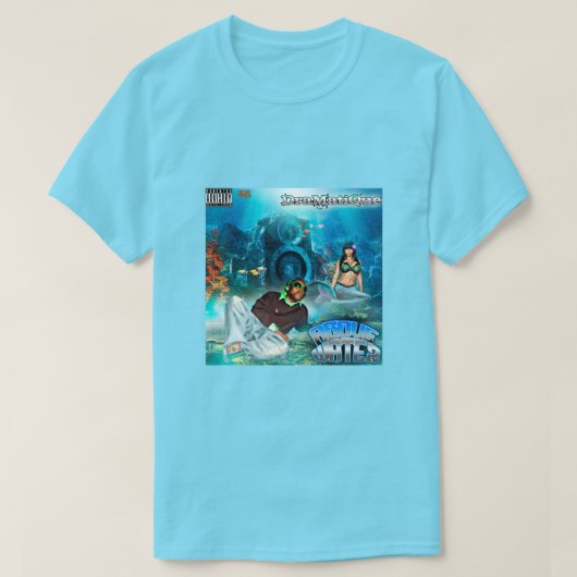 Boven water grafisch T-shirt (Ocean Blue) (Design voorkant)