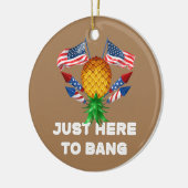 Bovenaan de ananaswinger hier om te bang keramisch ornament (Links)