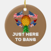 Bovenaan de ananaswinger hier om te bang keramisch ornament (Achterkant)