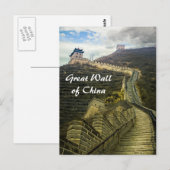 Bovenaan de Grote Muur Briefkaart (Voorkant / Achterkant)