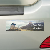 Bovenaan de Grote Muur Bumpersticker (Op auto)