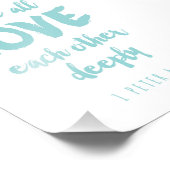 Bovenal de Liefde Bijbelversie afdrukken Foto Afdruk (Hoek)