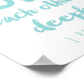 Bovenal Poster voor liefdesafdrukken (Hoek)