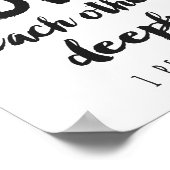 Bovenal Poster voor liefdesafdrukken (Hoek)