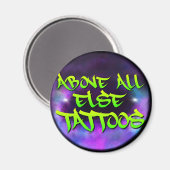 Bovenal Tattoos magneet (Voorkant / Achterkant)