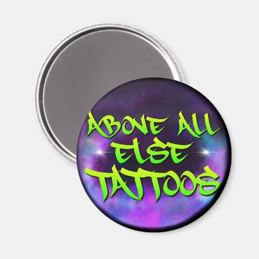 Bovenal Tattoos magneet (Voorkant / Achterkant)