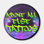 Bovenal Tattoos magneet (Voorkant)