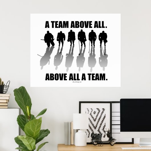 Bovenal team (Hockey) Poster (Thuiskantoor)