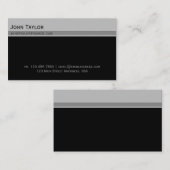 Bovenbalk Exec Visitekaartje (Voorkant / Achterkant)