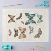 bovendellak  blauw perforatieblad tissuepapier (Craft)