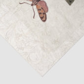 bovendellak  blauw perforatieblad tissuepapier (Detail)