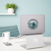 Bovengrondse baan (T) Sticker (Laptop op bureau)