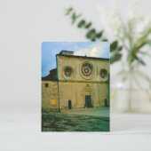 Bovengrondse Basilica, Assisi Briefkaart (Staand voorkant)