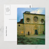 Bovengrondse Basilica, Assisi Briefkaart (Voorkant / Achterkant)