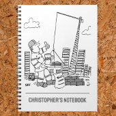 Bovengrondse kraanexploitant notitieboek