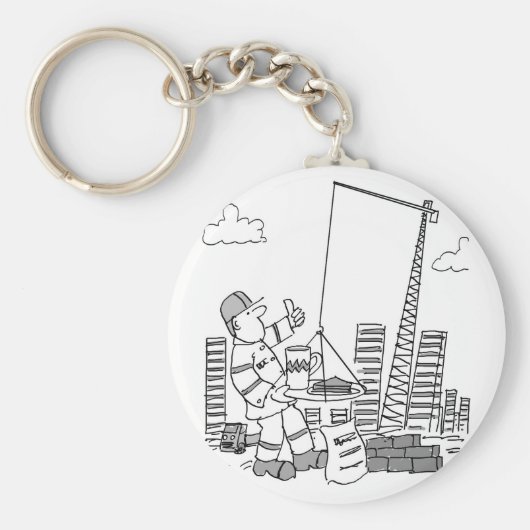 Bovengrondse kraanexploitant sleutelhanger (Voorkant)